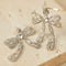 Large Butterfly CZ Diamond Earrings