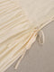 Embroidered Drawstring Pinafore Dress