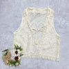 Hollow Out Lace Vest