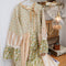 Bell Sleeve Floral Patchwork Dress