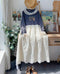 Cute Embroidered Patchwork Dress