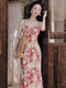 Romantic Vacation Slip Dress + Cardigan 2Pcs Set