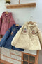 Super Cute Little Girl Embroidered Quilted Coat