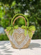 Handmade Swan Straw Bag