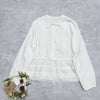 Frilled Collar Cotton Shirt