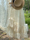 Lace Embroidered Skirt