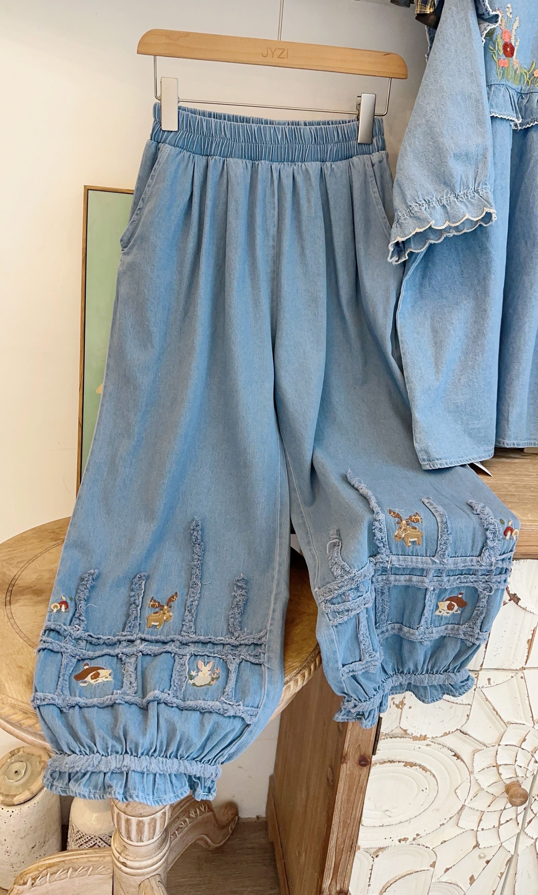 Blue Denim Bloomers