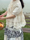 Lace Patchwork Vest