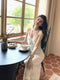 Romantic 3D Embroidered Slip Dress