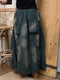Quality Tie-Dye Linen Skirt