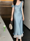 Elegant Layered Hem Dress