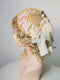 Apricot Bow Flower Lace Hat