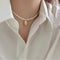 Rose Pendant Freshwater Pearl Necklace