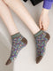 Mori Floral Ankle Socks