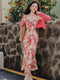 Romantic Vacation Slip Dress + Cardigan 2Pcs Set