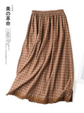 Spring Plaid Skirt