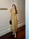 Golden Tulle Dress