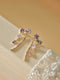 Butterfly CZ Diamond Earrings