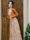 Halter Neck Slip Dress + Cardigan 2Pcs Set