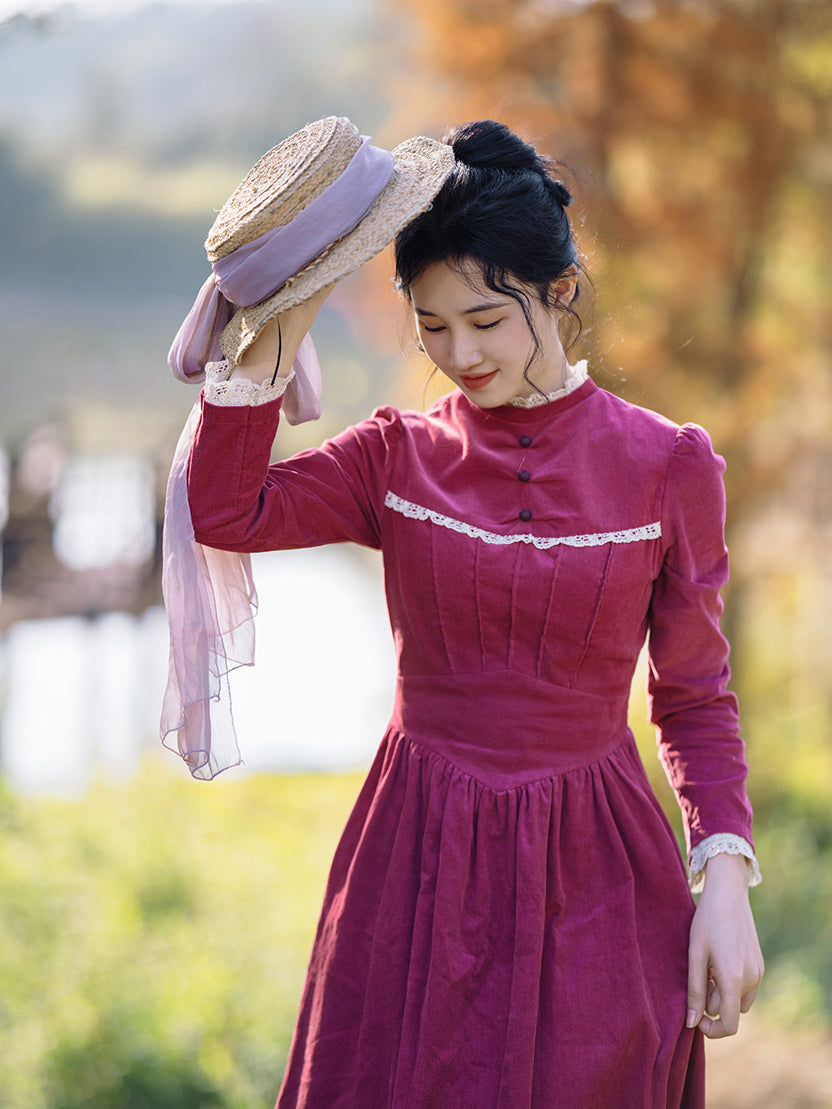 cottagecore victorian dress Romantic Victorian Lace Cottagecore Dress