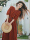 Vintage Hollowed Beach Dress