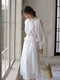 Romantic Lantern Sleeve Shirt + Skirt 2pcs Set