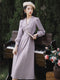 Vintage Style Slim Waist Dress