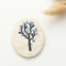 Embroidered Plant Brooch