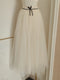 Lace Tube Top & Tulle Skirt  & Scarf 3pcs Set