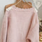 Lace Loose Fit Knit Sweater