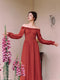 2 Way Red Belted Dress