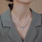 Aquamarine 925 Sterling Sliver Necklace