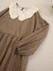 Lace Collar Loose Cotton Dress