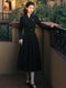 Vintage Jacket + Elegant Dress 2pcs Set