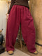 Loose Fleece Lined Pants