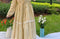 Royalcore Patchwork Drawstring Linen Dress