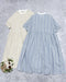 Cotton Striped Dress
