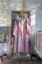 Lace Collar Loose Print Dress