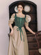 Medieval Lace Up Vest + Off Shoulder Dress