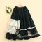 Lace Layered Patchwork Skirt