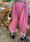 Solid Color Linen Bloomers
