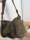 Sturdy Linen Embroidered Bag