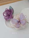 Floral & Butterfly Hair Clip