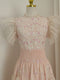 Romantic Embroidered Frilled Dress