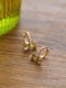 Bow CZ Diamond Earrings