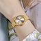 Golden Mesh Bracelet Watch