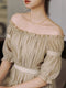 Medieval Lace Up Vest + Off Shoulder Dress