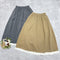 Mori Kei White Frilled Hem Skirt