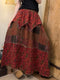 Cotton Torn Patchwork Skirt