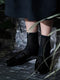 Vintage Bow Hollewed Socks